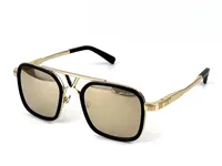 Satış Erkekler Vintage Güneş Gözlüğü Retro Popüler Moda Tasarım Gözlük 0947 Kare Plaka Çerçevesi En Kaliteli Anti-UV400 Lens Açık Gözlük