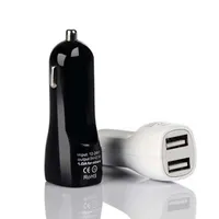 車USB充電器デュアルUSB車の充電器アダプタ3.1A Dual USB 2ポート用iPhone 8 x 7プラスサムスンギャラクシーS4 S5 OPPパッケージ