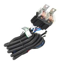 Other Lighting System H4 LED Headlight Enhancer Bulb Relay Wiring Harness Plug Kit Automobile Replacement Accessories
