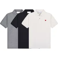 21ss Polo Gömlek Erkek Tasarımcı T-Shirt Erkekler Giyim Nakış Harfleri Iş Kısa Kollu Gömlek Kaykay Rahat Top XS-L