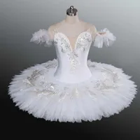Tutu desgaste de la etapa blanco lago de los cisnes Ballet Profesional para los trajes de los cabrito edad Mujeres de la bailarina de la danza del partido BaleDress chica