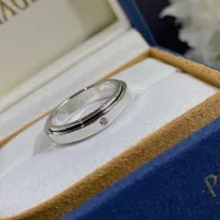 Bezit Serie Ring RotaTable Piage Extreem 18K Vergulde Sterling Zilver Topkwaliteit Luxe Sieraden Merk Designer Solitaire Diamant Ringen Exquisite Gift