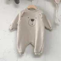 Milancel Baby Strampler Cartoon Mädchen Kleidung Langarm Säugling Jungen Spiel Anzug Korean Baby 220121