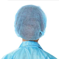 18 tum bärbar disponibelt hår nettolock non vävd dusch hatt anti damm hatt spray garvning huvudskydd