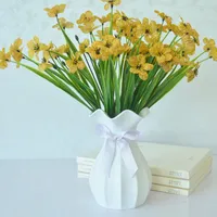 10pc Artificial Flower Latex echtes Brauthochzeitsstrauß Hausdekoration für Tischparty Display Po Requisiten Geschenke Dekorative Blumen Kränze