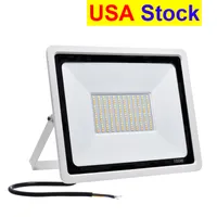 USA Stock Outdoor Lighting Led Floodlights 3 Colors Changing Color Temperature Adjustable IP65 110V/220V 50W 100W Apply to courtyard Garden Garage