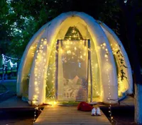 Strandförslag Party Decorated Tents B B. Camping Wild Luxury Hotel Uppblåsbart tält Bubble House Custom Products