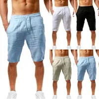 Pantaloni da uomo Pantaloni da uomo in solido fitness casual uomo sciolto breve estate morbido lavoro pantaloncini da spiaggia