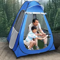 Portable Outdoor Shower Tent Waterproof Lightweight & Sturdy Easy Set Up Foldable Camp Toilet Rain Shelter For Camping Fishing Tents And She