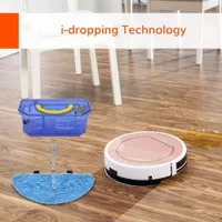 Plus Robot Aspirapolvere Sweep and Wet Mopping FloorscarpetCarpet Run 120mins Auto Reharg Appliances Attrezzi per la casa Dolci