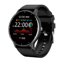 Smart Watch Män Kvinnor Sova Hjärtfrekvens Monitor Multifunktionell Sport Pedometer Realtidsväder för IOS Android