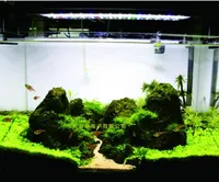 Aquariums belysning 36W LED Aquarium Light 72leds Dimbar Acuario för Reef Coral Fish Tank Aquario Pet Plants Programmerbara