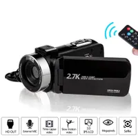 Camcorder 2.7k Câmera de vídeo Ultra HD 30MP para YouTube Live Streaming 16x Digital Zoom IR Night Touch Screen Fotografia