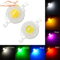 1W 3W High Power LED White Red Green Blue Yellow 100-120LM Chip Beads 4 Gold Lines Emitter Diode Lamp Bulb For DIY Light
