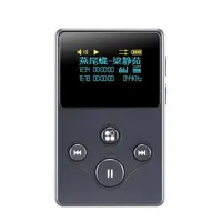 Hi-Res Ressless Mini Portable Music Player MP3レールへOp-AmpサポートDSD128 PCM 24bit / 192KメタルボディMP4プレーヤー