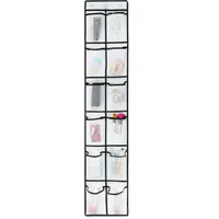 스토리지 박스 BINS 12 대형 메쉬 포켓 교수형 슈즈 슈즈 뒤에 구두 주최자 선반 가정용 벽 가방 방 슬리퍼