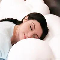 وسادة سوبر لينة البيض جولة سحابة الرقبة الوسائد تنفس دعم الأخدود تصميم وسادة النوم إسقاط