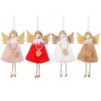 Boże Narodzenie Drzewo Wisiorek Ozdoby Nowy Rok Prezenty Boże Narodzenie Angel Dolls Christmas Decoration for Home Dhla49 A34
