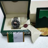 Super BP Factory V2 версия 2017 Basel Mens автоматическая дата часы мужчина керамический черный циферблат 126600 Glidelock CLAP погружение 43 мм морской водяной водостойкие часы оригинальная коробка