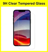 9h hårdhet Clear Screen Protector för iPhone 13 Mini Pro Max 12 11 8 7 6 Plus XR XS Easy Install Tempered Glass Anti-Finger Print Film