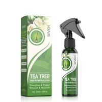 100ml Tea Tree Keratin Smoothing Hair Spray Soft Moisturizing Hair Care Repair Damage Hair Treatment Spray