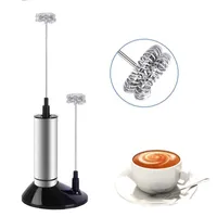 Egg Beater Mini Electric Foam Maker Tool Handheld Milk Frother Blender Whisk Stainless Steel Coffee Cream Eggs Mixer Kitchen Accessories