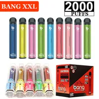 Bang XXL Einweg-Vape-Pods-Gerät Elektronische Zigaretten 800mAh-Power-Batterie Vorgefüllt 6ml-Flüssigkeit 2000 Puffs E-Zigaretten-CIGS-Cigs