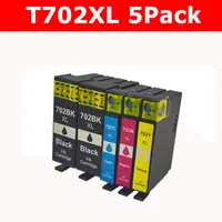 Packungen 702XL Tintenpatronen Ersatz für 702 T702 T702XL Mitarbeitungsforce Pro WF-3720 WF-3720DWF WF-3730 WF-3733 Kartuschen