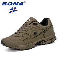 BONA 2019 New Style Men Running Shoes Breathable Zapatillas Hombre Deportiva High Quality Men Footwear Trainer Sneakers Trendy