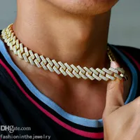 Fashion Chain men necklace Designer Jewelry Luxury Gift gold silver necklaces and bracelet set hip hop for women iced out chains set cuban link miami wholesale