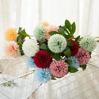 Yapay Çiçekler Masa Tenisi Krizantem Ev Süslemeleri Çiçek Karahindiba Düğün Dekorasyon Düzenleme Çiçek Yapay Daisy 2022