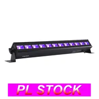 Pl Stock Lights Paint och fluorescerande lampor 36W svart belysning Ultra violett LED Flood Light, för dansfest, svartljus, fiske, härdning, kropp
