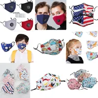 Yıkanabilir KKD Kullanımlık Pullu Maskeleri Tasarımcı Çocuklar Trump Pamuk Yüz Kulak Döngü Anti-Toz Filtre Ile Güzel Koruyucu Maske Q4qu