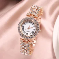 Montres de luxe pour hommes et femmes de marque Montres Montre-Bracelet de Luxe en Cristal Pour Femmes, Quartz, Dcontracte, La Mode