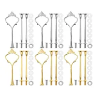 Baking & Pastry Tools 6Pcs For 3 Tier Cake Stand Fittings Hardware Holder Resin Crafts DIY Making Cupcake Serving Decoration