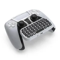 Oyun Denetleyicileri Joysticks PS 5 DualSense Exant Klavye Kablosuz Bluetooth Gamepad PS5 Denetleyici Sohbet Pad Harici Anahtar Paneli Erişimi