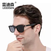 Sonnenbrille Mode Männer Frauen Klassische Retro Rivet Polarized TR90 Beine Feuerzeug Design Oval Rahmen UV400 Schutz Oculos
