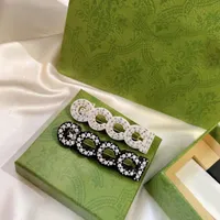 2021 new fashion Hair Clips Barrettes ladies simple personality letters designer hairpins high quality with box