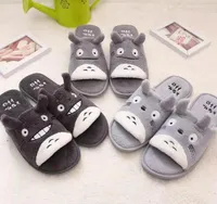 Zapatillas My vecino Totoro Dibujos animados Invierno Pareja de invierno Zapatos Hogar encantador para niños Chinchillas Non-Slip Dormitorio Women Women