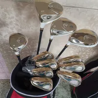 Golfklubbar Vänsterhänt Komplett Set Högkvalitativ Limited Edition Regular / Stiff Steel / Graphite Shafts utan påse