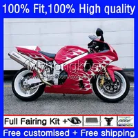 Motorradkörper für Suzuki GSXR 1000cc 1000 CC Silver Flames 2000 2001 2002 Körper 24Nr.86 GSXR-1000 GSX-R1000 00-02 GSXR1000 K2 00 01 02 OEM-Spritzgussverkleidung
