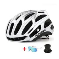 SUPERIDE TRAIL DH MTB Bike Helmet with Glasses Ultralight Mountain Bicycle Safety Helmet Men Women Road Riding Cycling Helmet 220121