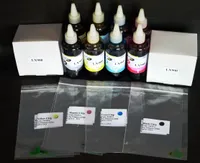 Kits de recarga de tinta para impressora de etiquetas Primera LX900 (recarga de cartucho de tinta + chip de jato de tinta + tinta de recarga em massa)