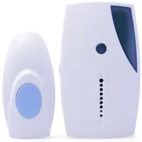 Bianco portatile Mini LED 32 Tune Canzoni musica musicale suono voce campanello senza fili campanello camera campanello campanello + telecomando 100 set