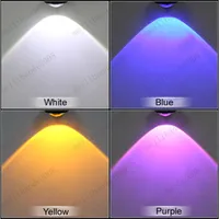 5-färger hög effekt 6W dubbeländar vägglampor trappa ljus bakgrund Sconce vardagsrum sänglampor för hem modern armatur