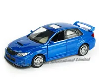 1:36 Schaal Diecast Alloy Metal Auto Model voor Subaru Impreza WRX Sti Collection Model Trek Toys Auto - Rood / Blauw / Wit