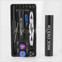Magic stick CW box master vape jig tool kit 6 в 1 провод намотки машина koiler kit моды для RDA RBA premade катушки
