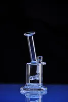 2016 5.5 "Mini Bubbler Glass Ash Catcher Inline Percolatore Pipe Oil Oil Rig Bong Migliore Qualità 10.0 MM Joint Spedizione Gratuita