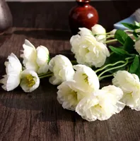 Poppy Artificielle Fleur Somnus Usine Latex Faux Fleurs Accueil Décoratif fleur de pavot broche de noce décoration livraison gratuite SF022