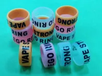 2018 12mm Anti-Slip Silicone Rubber Band Vape Ring för mekaniska mods RDA eGo sedan Batteri Skydd Vape Mod Resistens Gummi Vape Bands
